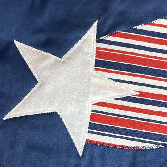 Patriotic 4th of July Placemats Lot of Eight Red White & Blue - Picture 3 of 12